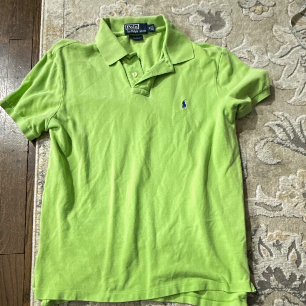 Vintage Polo Ralph Lauren Men’s Polo Shirt M Regular Green Solid Logo